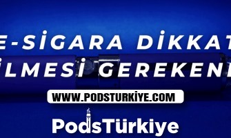 E Sigara Kullanırken Dikkat Edilmesi Gerekenler