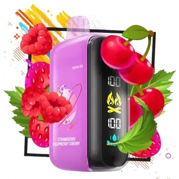 Elf Bar RAYA D3 25000 Strawberry Raspberry Cherry