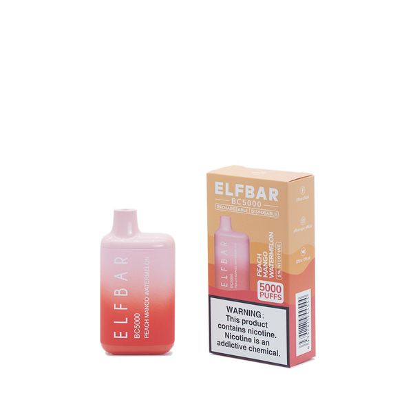 ELFBAR PC5000 PUFF PEACH MANGO WATERMELON