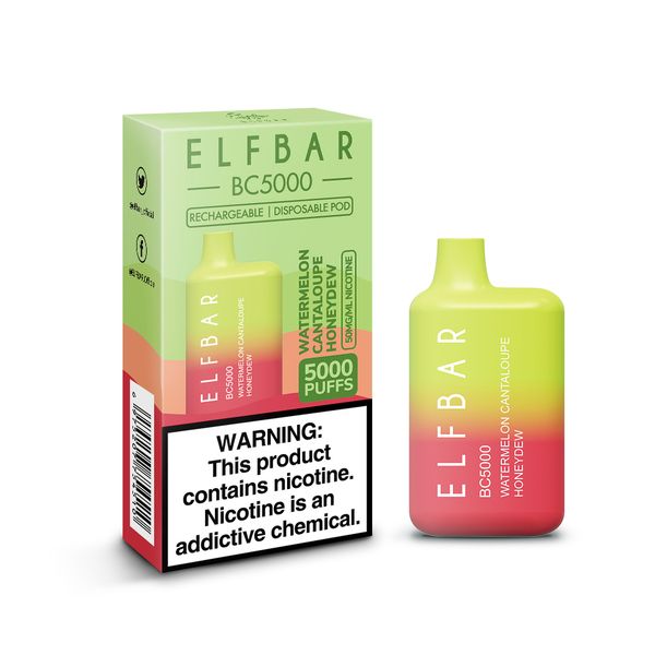 ELFBAR PC5000 PUFF WATERMELON CANTALOUPE HONEYDEW
